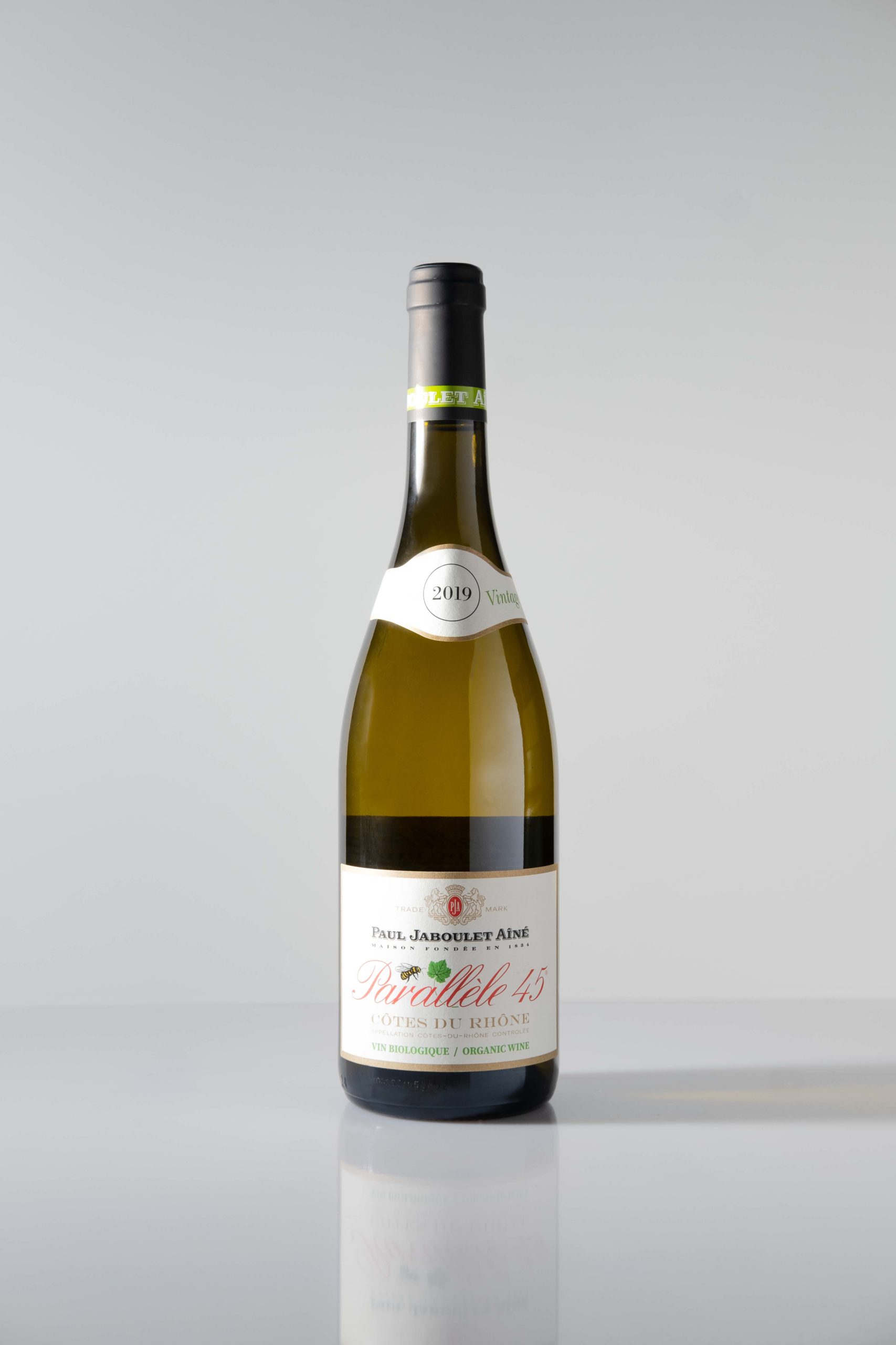 Côtes du Rhône AOC MO « Parallèle 45 » Rouge – Vin Biologique