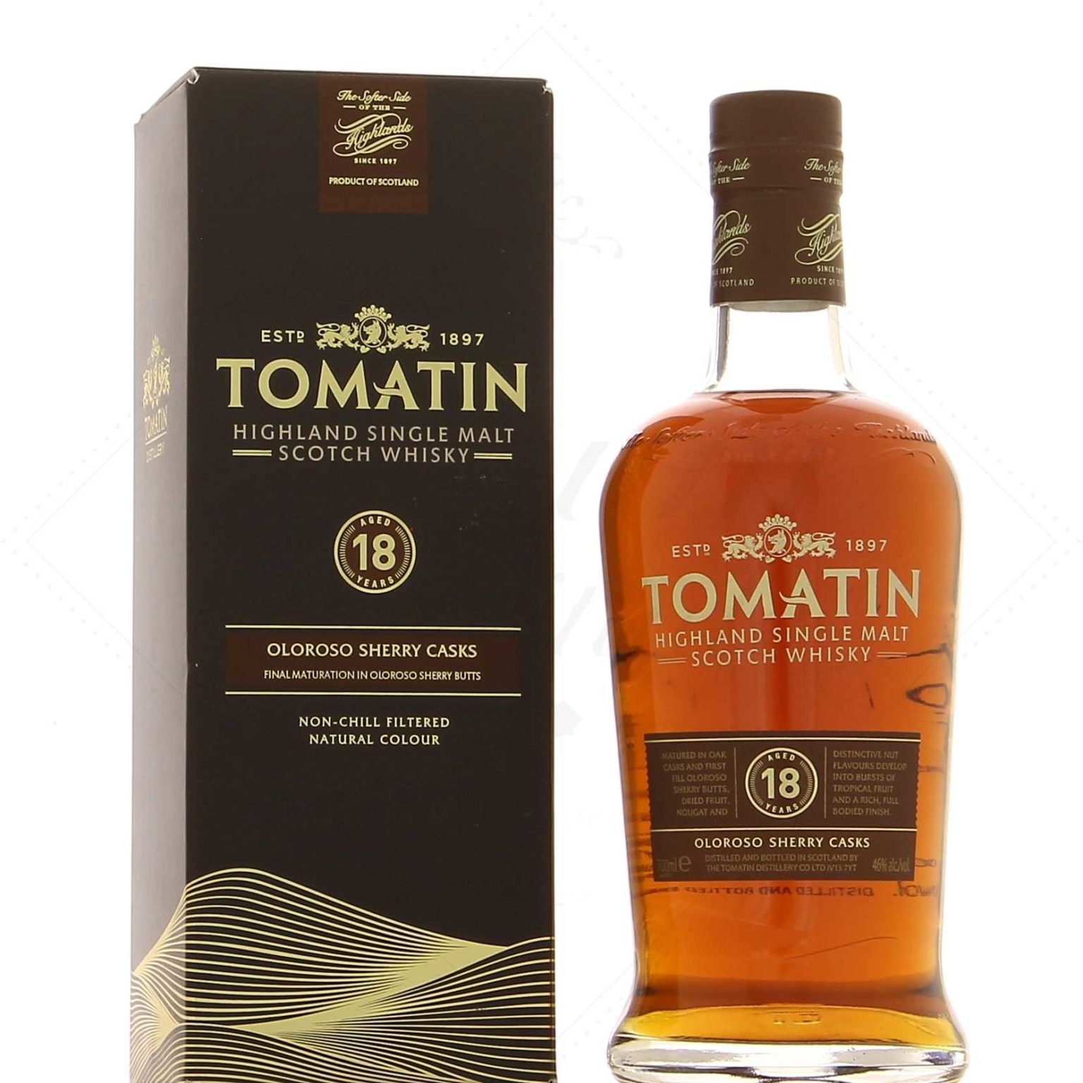 Tomatin Single malt whisky 18 ans